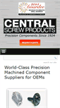 Mobile Screenshot of centralscrewproducts.com